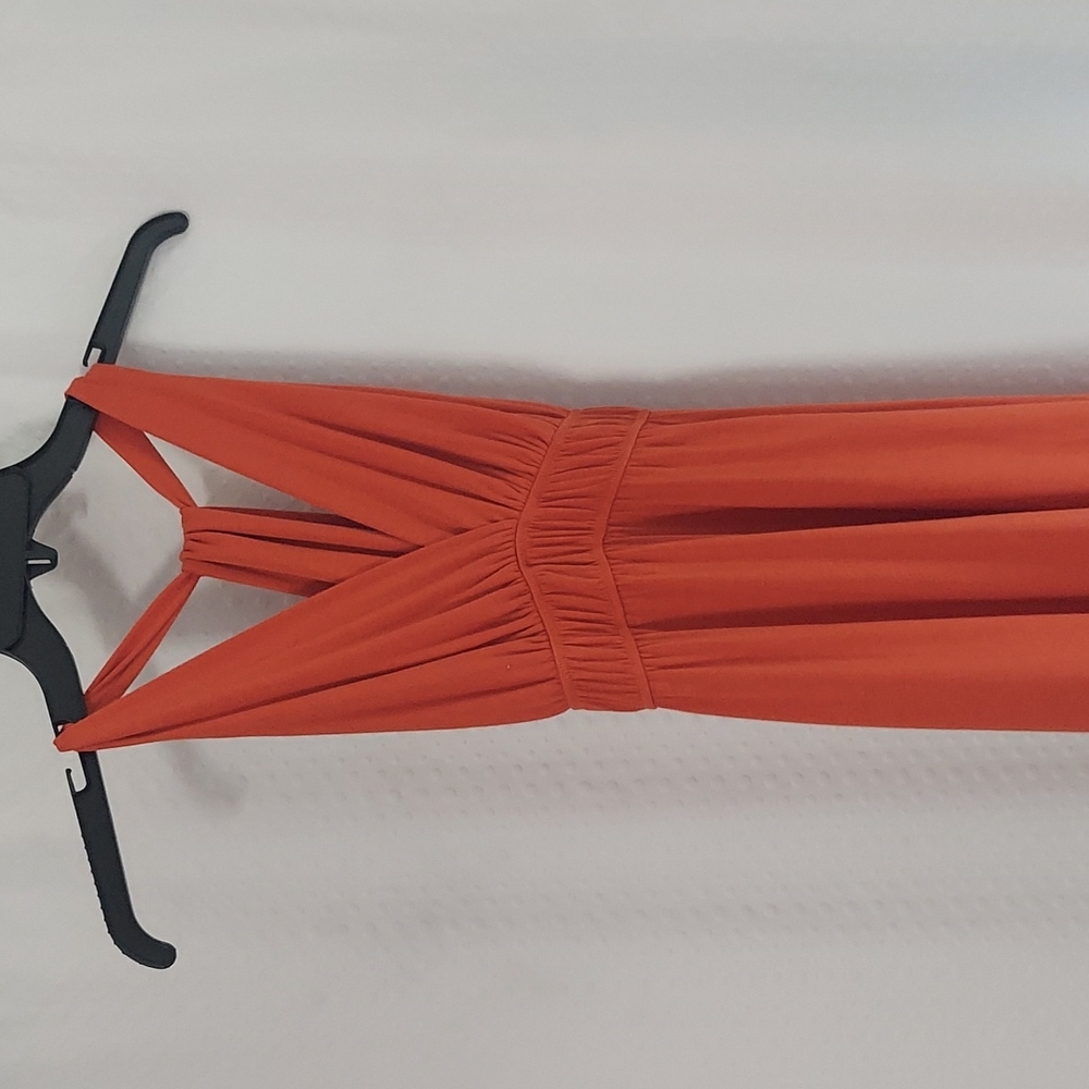 Hot Tempered Orange Maxi Dress